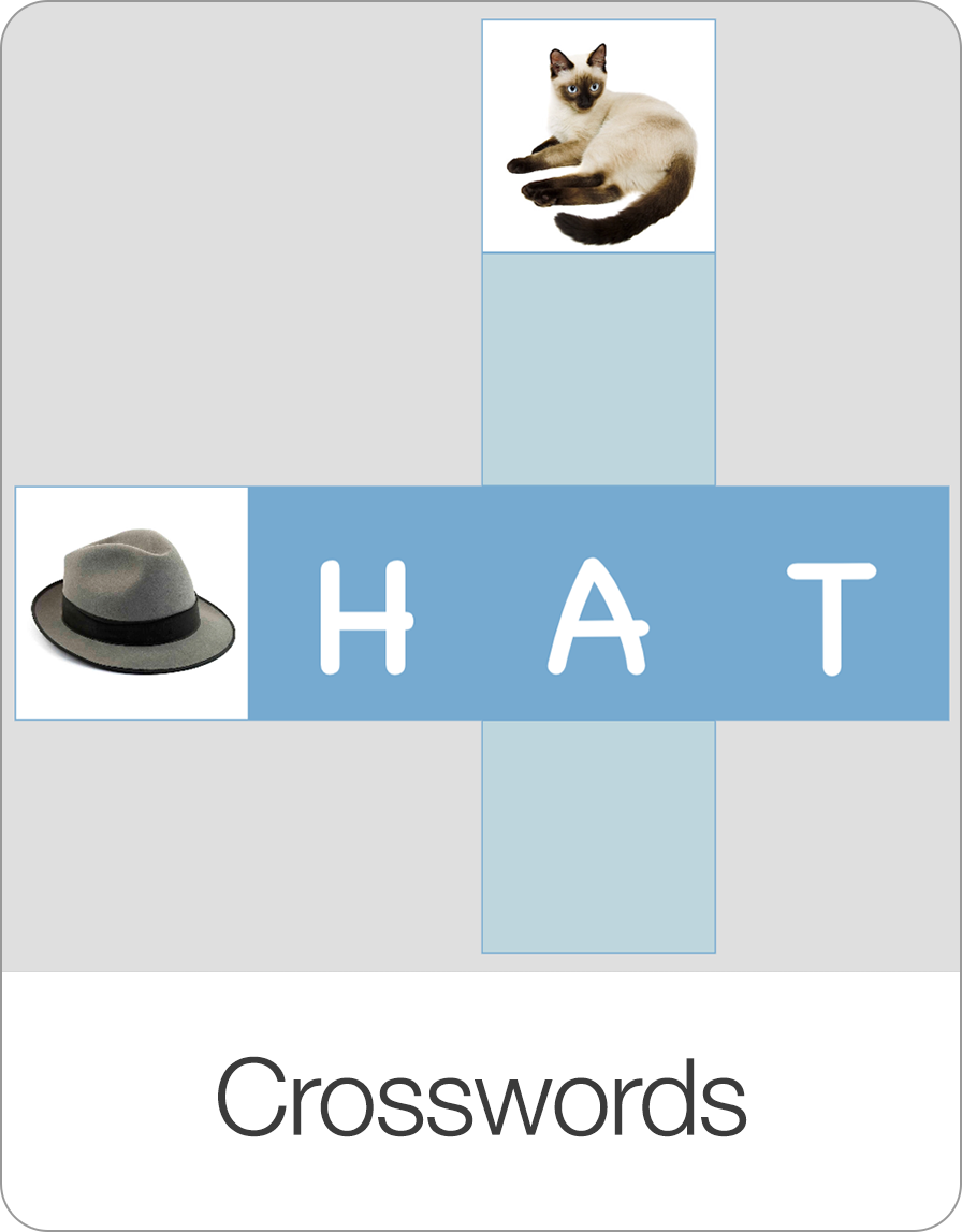 Crosswords: Kreuzworträtsel mit eigenen Wörtern
