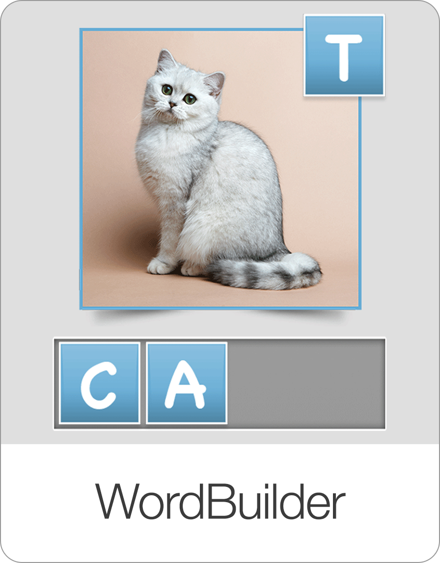 Word Builder: Wörter Buchstabe für Buchstabe aufbauen
