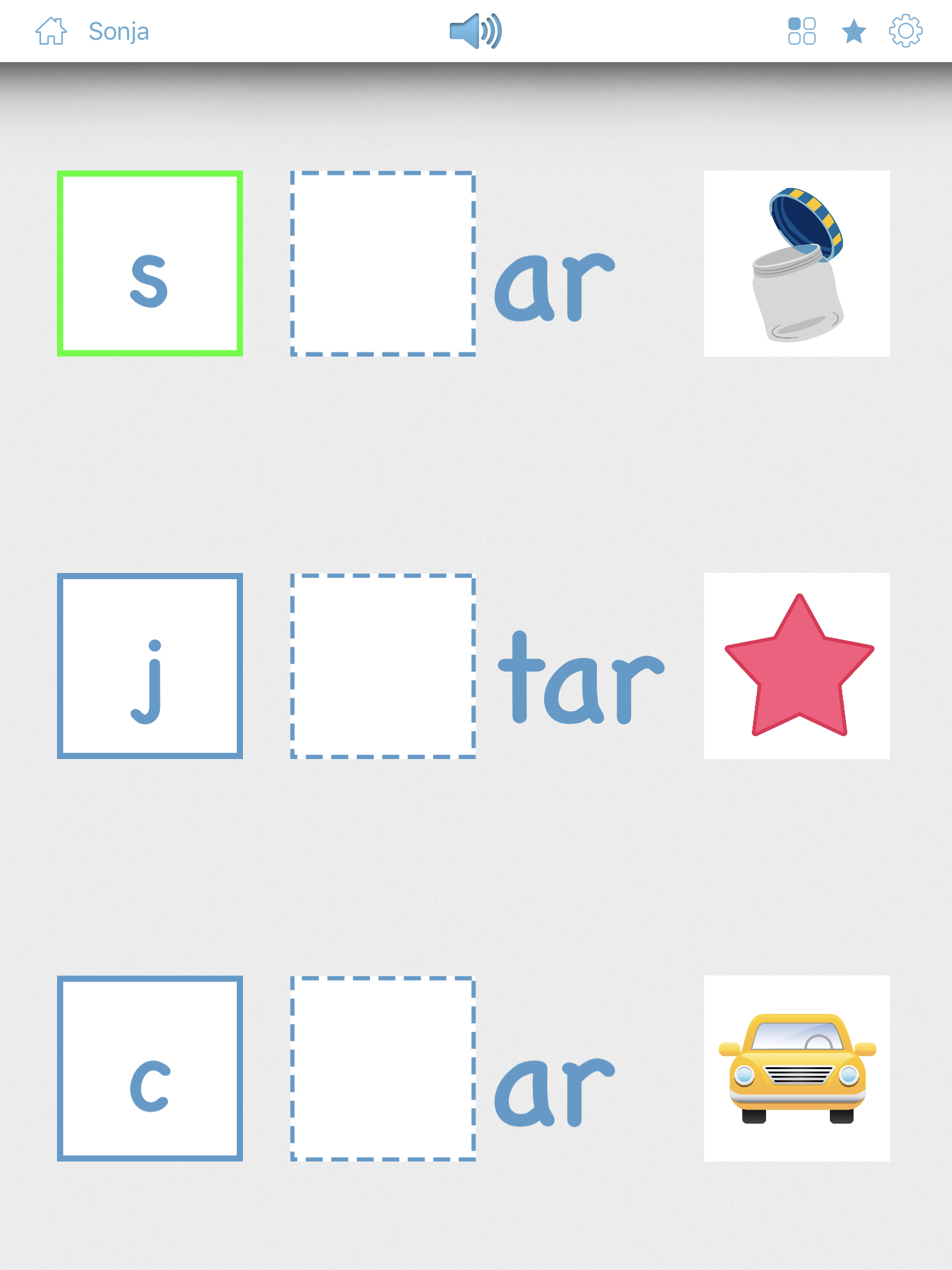 Letter Match: Buchstaben erkennen und zuordnen in Bitsboard