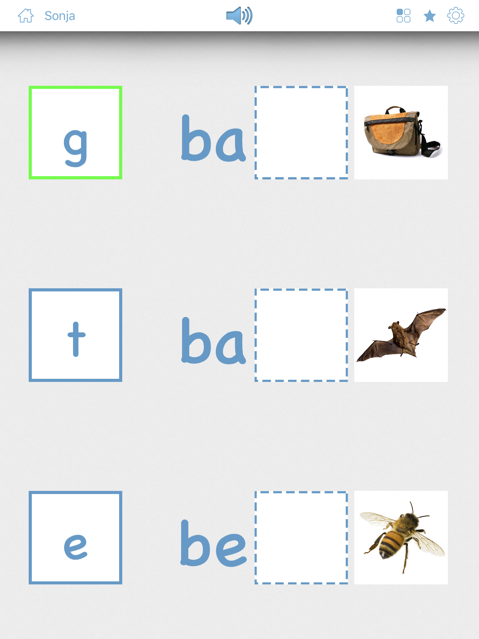 Letter Match: Buchstaben erkennen und zuordnen Screenshot 1