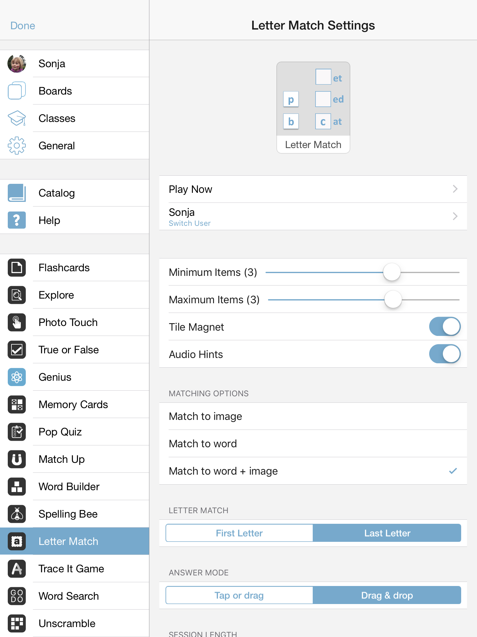 Letter Match: Buchstaben erkennen und zuordnen Screenshot 3