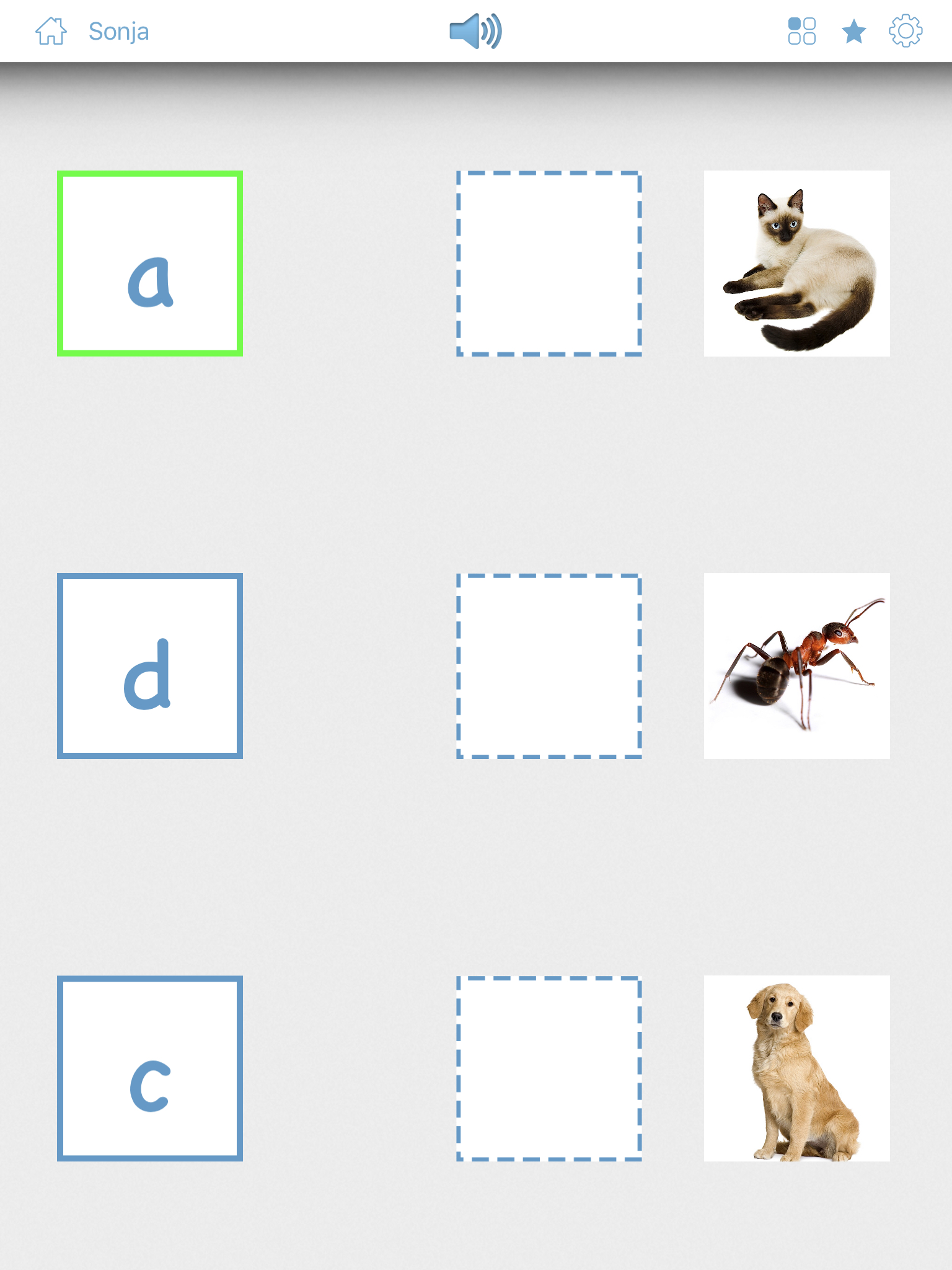 Letter Match: Buchstaben erkennen und zuordnen Screenshot 2