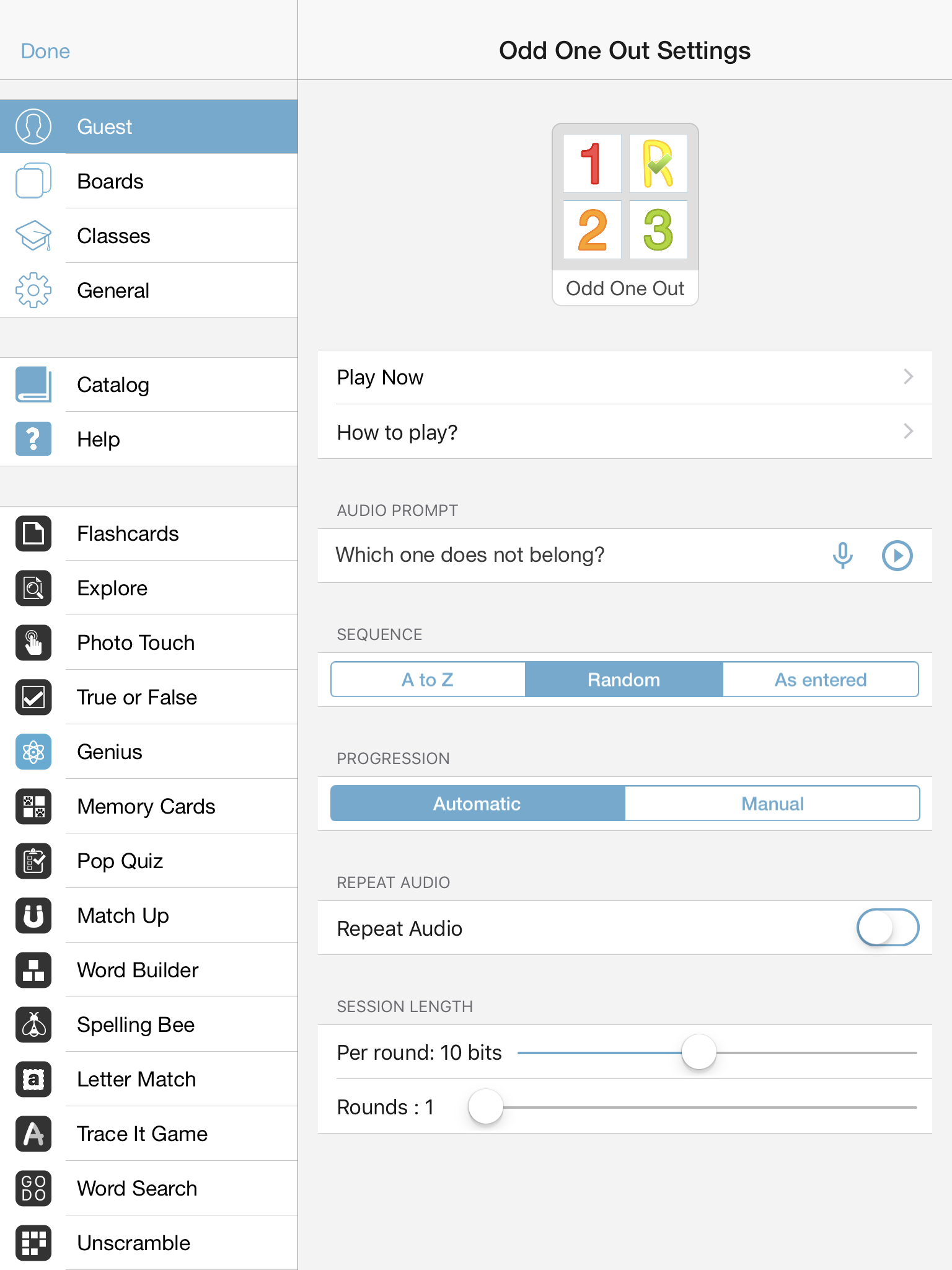 Odd One Out: Das unpassende Element finden Screenshot 2