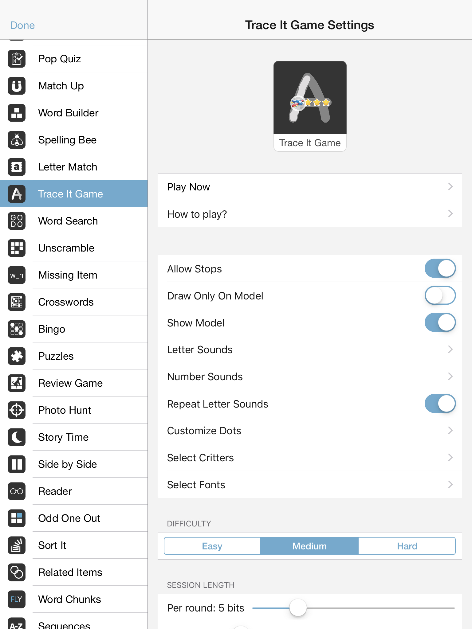 Trace It: Buchstaben und Zahlen nachfahren Screenshot 1
