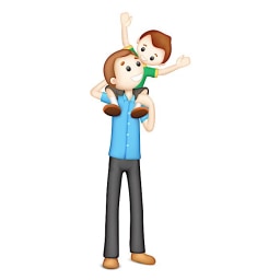 Dad picture for -ad word family practice