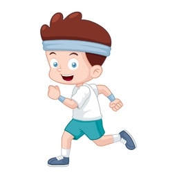 jog picture for short e, short i, short o, and short u CVC words practice