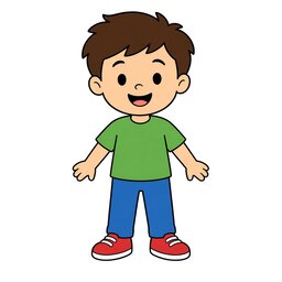kid picture for short i CVC word families practice
