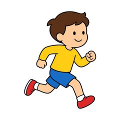 run picture for short u CVC word families practice