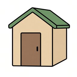 shed picture for short e CVC word families practice
